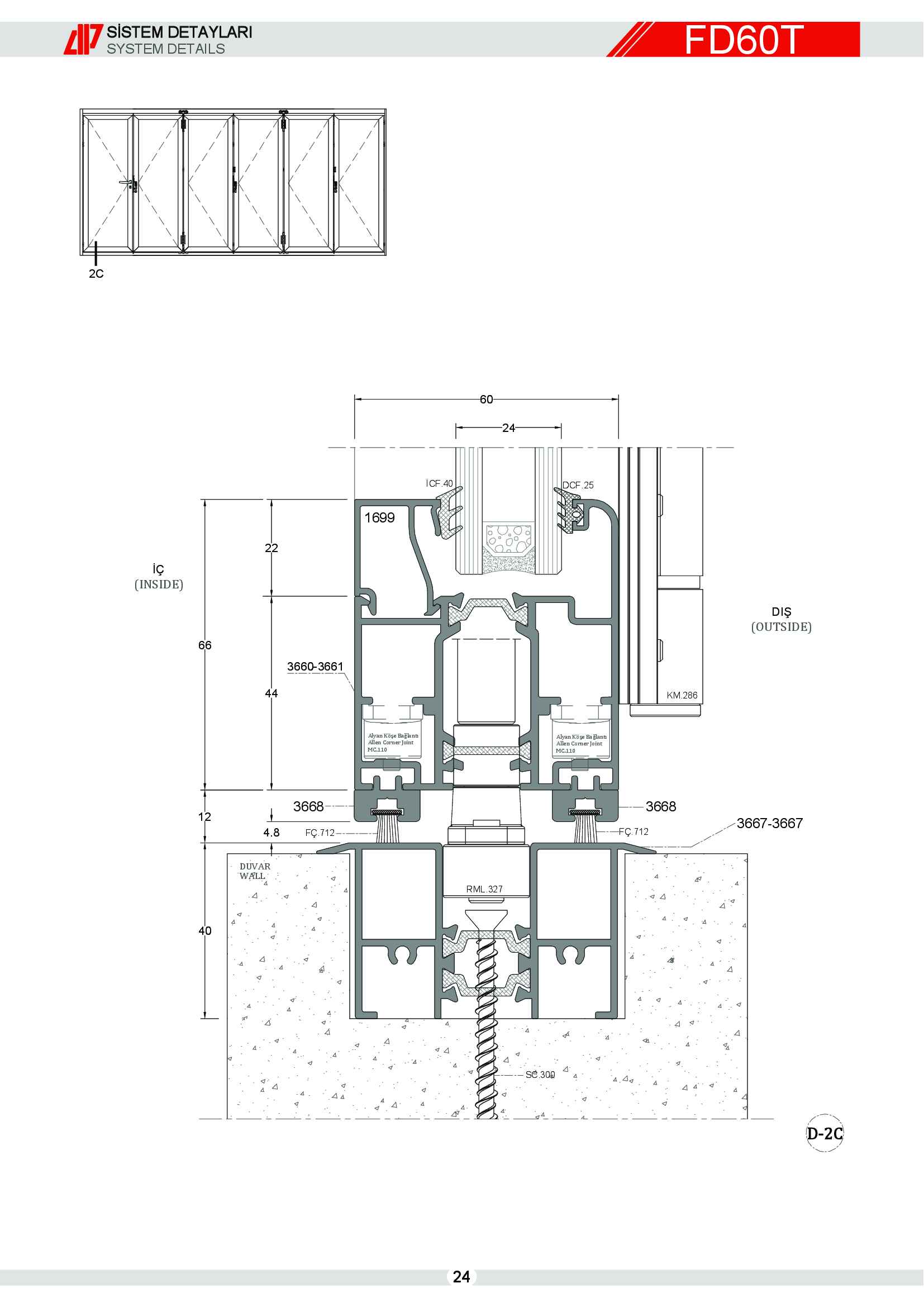 Aluminyum Katlanır Kapı 27